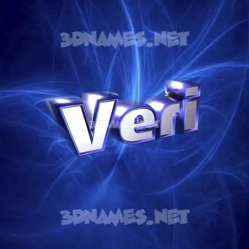 veri in Plasma style - 3D name wallpaper veri in Plasma style - 3D name wallpaper