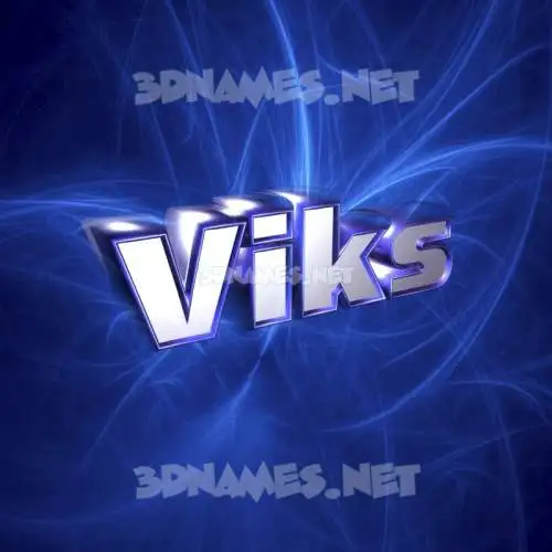 viks in Plasma style - 3D name wallpaper viks in Plasma style - 3D name wallpaper