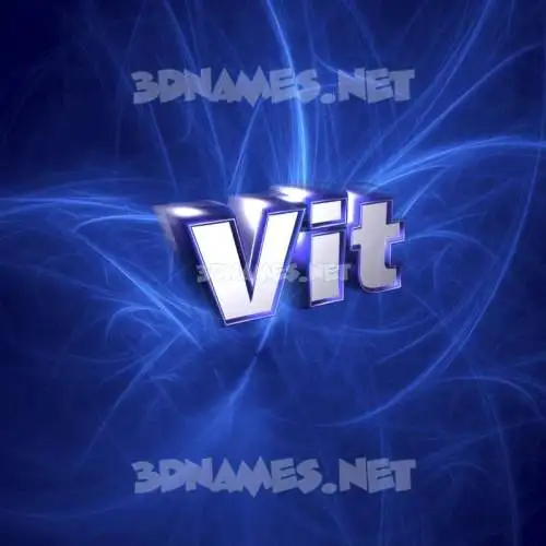 vit in Plasma style - 3D name wallpaper vit in Plasma style - 3D name wallpaper