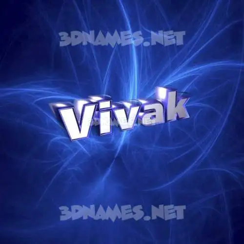 vivak in Plasma style - 3D name wallpaper vivak in Plasma style - 3D name wallpaper