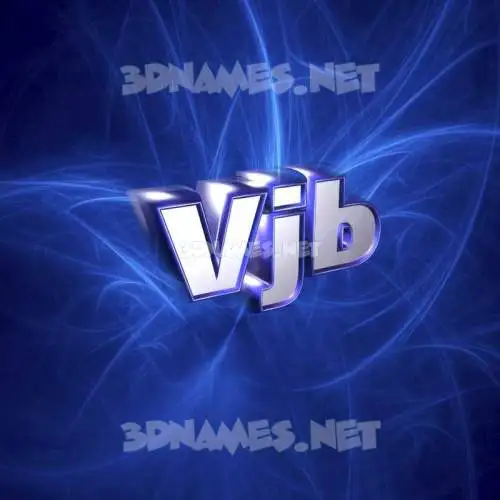 vjb in Plasma style - 3D name wallpaper vjb in Plasma style - 3D name wallpaper