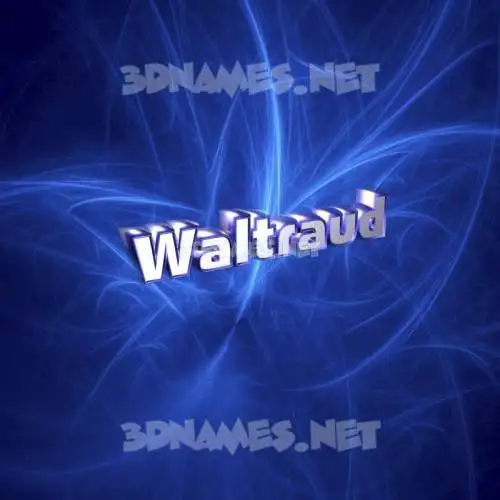 waltraud in Plasma style - 3D name wallpaper waltraud in Plasma style - 3D name wallpaper