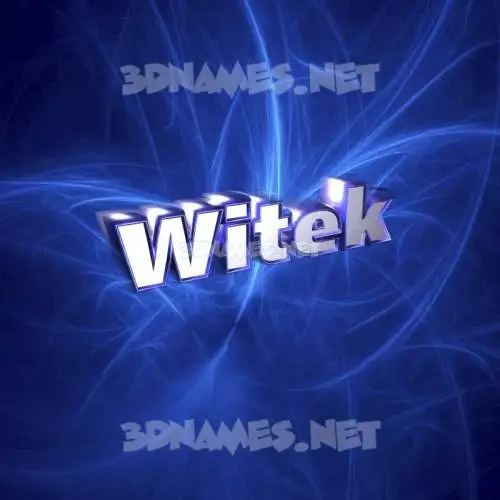 witek in Plasma style - 3D name wallpaper witek in Plasma style - 3D name wallpaper