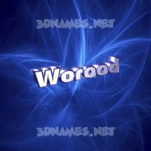 worood in Plasma style - 3D name wallpaper worood in Plasma style - 3D name wallpaper