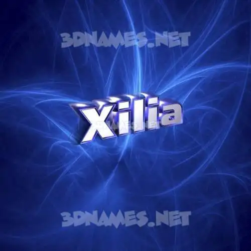 xilia in Plasma style - 3D name wallpaper xilia in Plasma style - 3D name wallpaper