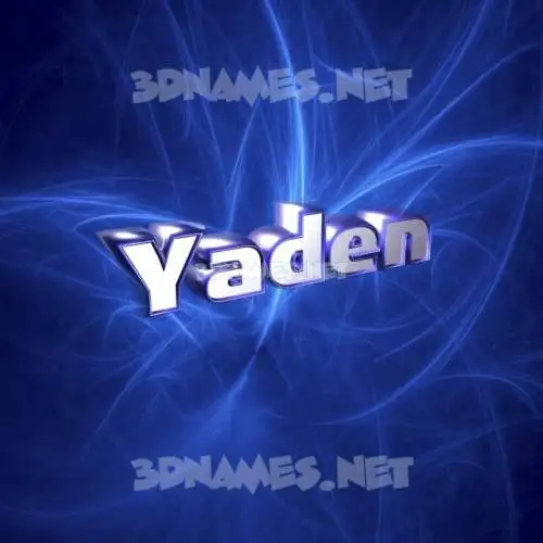 yaden in Plasma style - 3D name wallpaper yaden in Plasma style - 3D name wallpaper