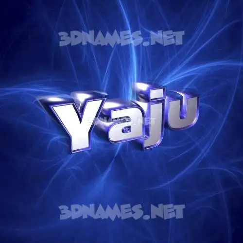 yaju in Plasma style - 3D name wallpaper yaju in Plasma style - 3D name wallpaper