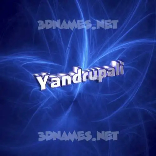 yandrupali in Plasma style - 3D name wallpaper yandrupali in Plasma style - 3D name wallpaper