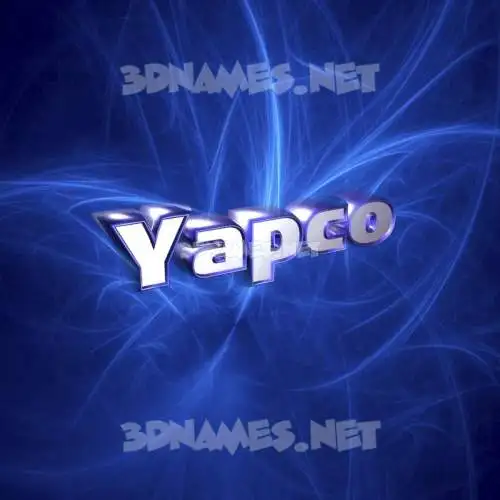 yapco in Plasma style - 3D name wallpaper yapco in Plasma style - 3D name wallpaper