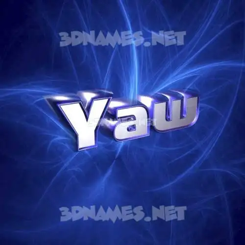 yaw in Plasma style - 3D name wallpaper yaw in Plasma style - 3D name wallpaper