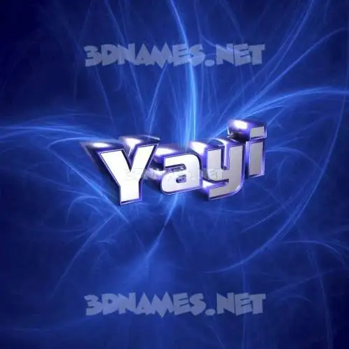 yayi in Plasma style - 3D name wallpaper yayi in Plasma style - 3D name wallpaper