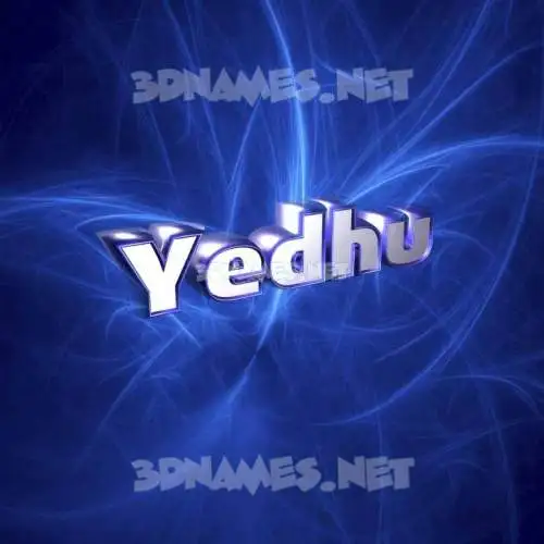 yedhu in Plasma style - 3D name wallpaper yedhu in Plasma style - 3D name wallpaper