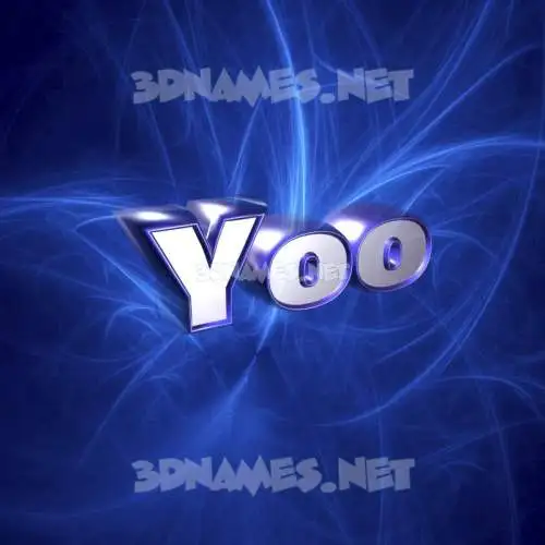 yoo in Plasma style - 3D name wallpaper yoo in Plasma style - 3D name wallpaper