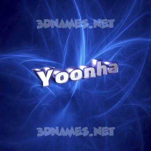 yoonha in Plasma style - 3D name wallpaper yoonha in Plasma style - 3D name wallpaper