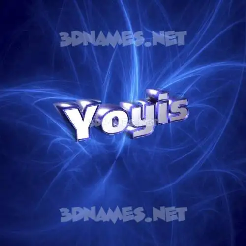 yoyis in Plasma style - 3D name wallpaper yoyis in Plasma style - 3D name wallpaper