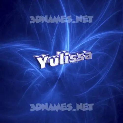 yulissa in Plasma style - 3D name wallpaper yulissa in Plasma style - 3D name wallpaper