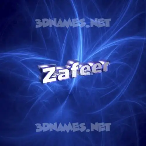 zafeer in Plasma style - 3D name wallpaper zafeer in Plasma style - 3D name wallpaper