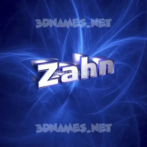 zahn in Plasma style - 3D name wallpaper zahn in Plasma style - 3D name wallpaper