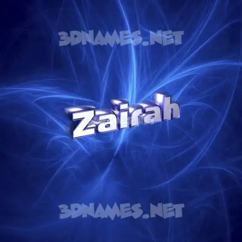 zairah in Plasma style - 3D name wallpaper zairah in Plasma style - 3D name wallpaper