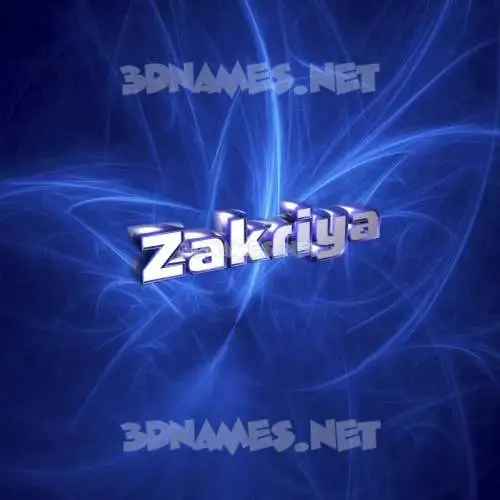zakriya in Plasma style - 3D name wallpaper zakriya in Plasma style - 3D name wallpaper
