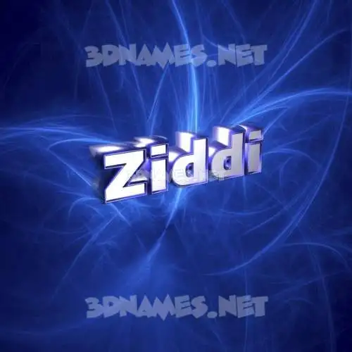 ziddi in Plasma style - 3D name wallpaper ziddi in Plasma style - 3D name wallpaper