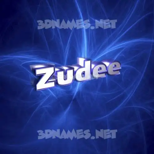 zudee in Plasma style - 3D name wallpaper zudee in Plasma style - 3D name wallpaper