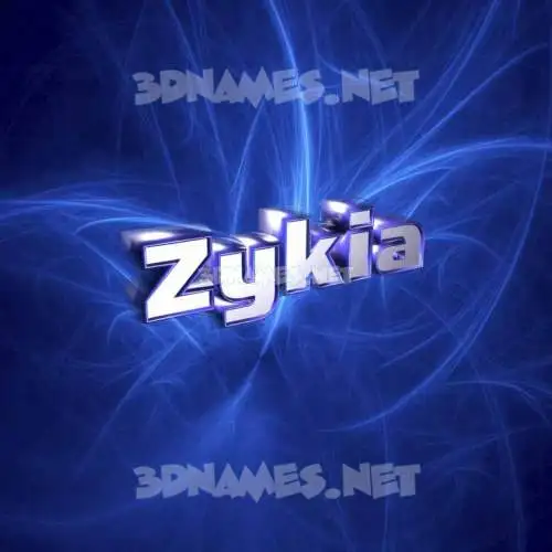zykia in Plasma style - 3D name wallpaper zykia in Plasma style - 3D name wallpaper