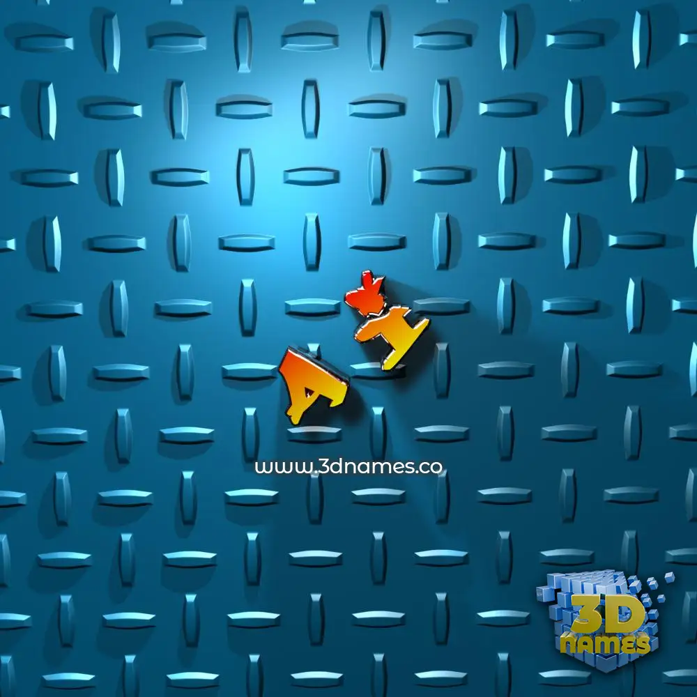 a i in Grid Style style - 3D name wallpaper a i in Grid Style style - 3D name wallpaper