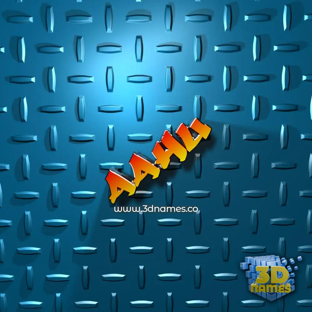 aahu in Grid Style style - 3D name wallpaper