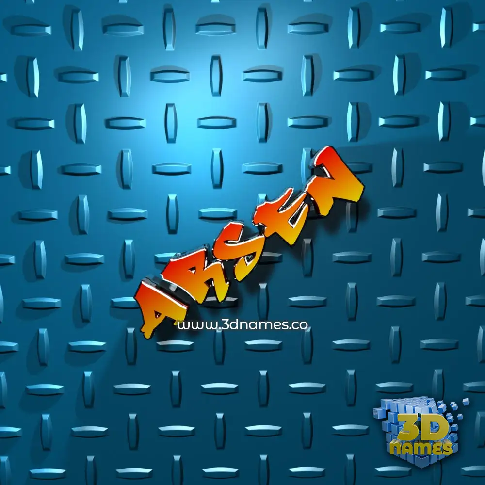 arsen in Grid Style style - 3D name wallpaper