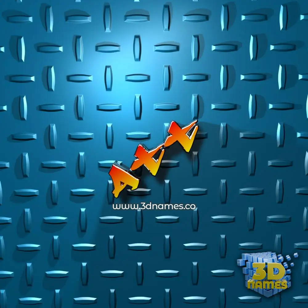 att in Grid Style style - 3D name wallpaper