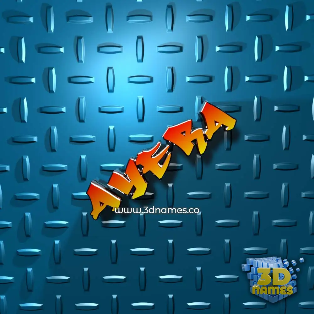 ayera in Grid Style style - 3D name wallpaper