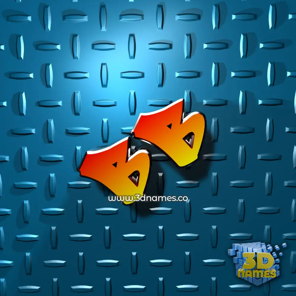 bb in Grid Style style - 3D name wallpaper bb in Grid Style style - 3D name wallpaper