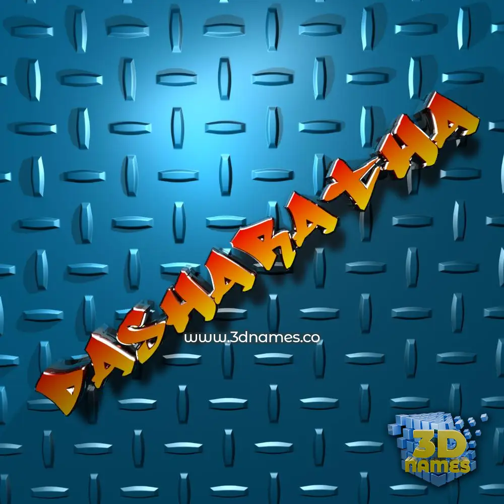 dasharatha in Grid Style style - 3D name wallpaper