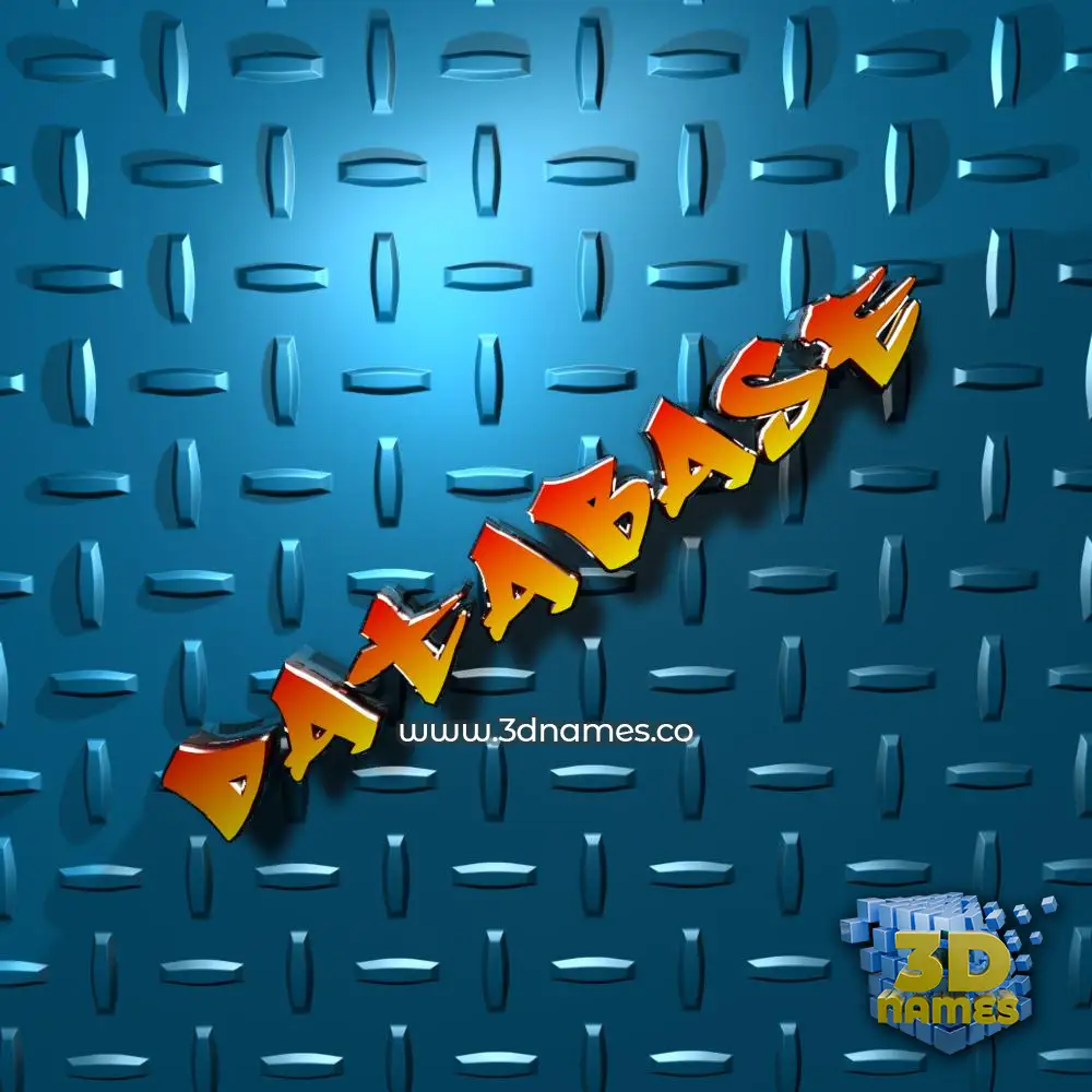 database in Grid Style style - 3D name wallpaper database in Grid Style style - 3D name wallpaper