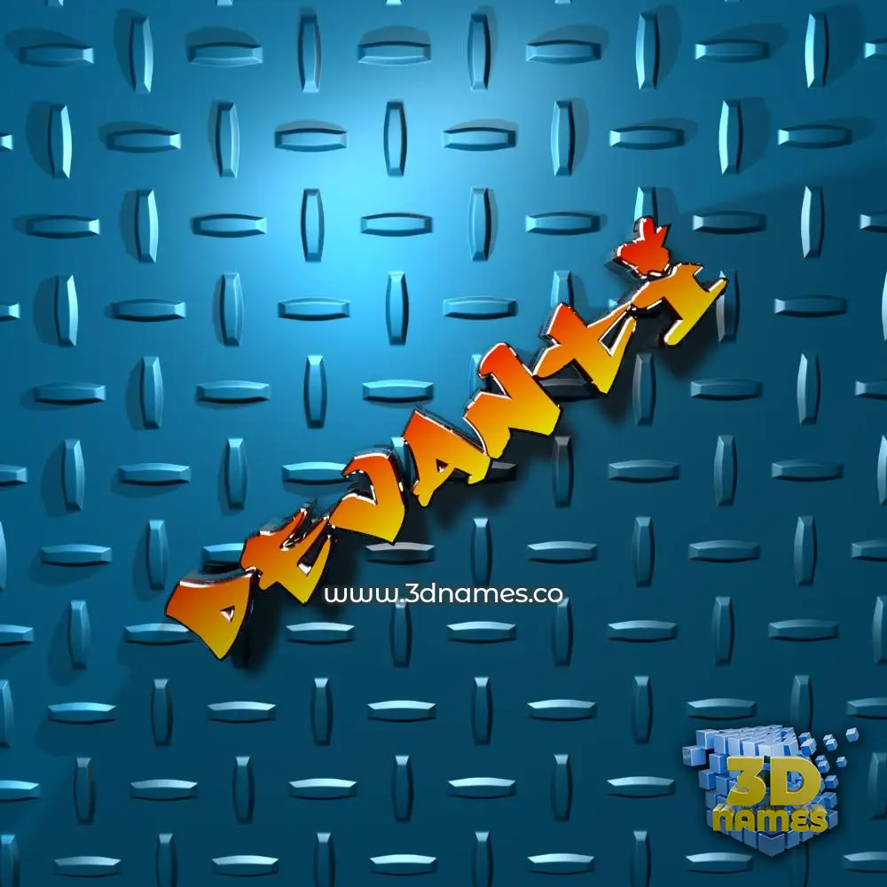 devanti in Grid Style style - 3D name wallpaper