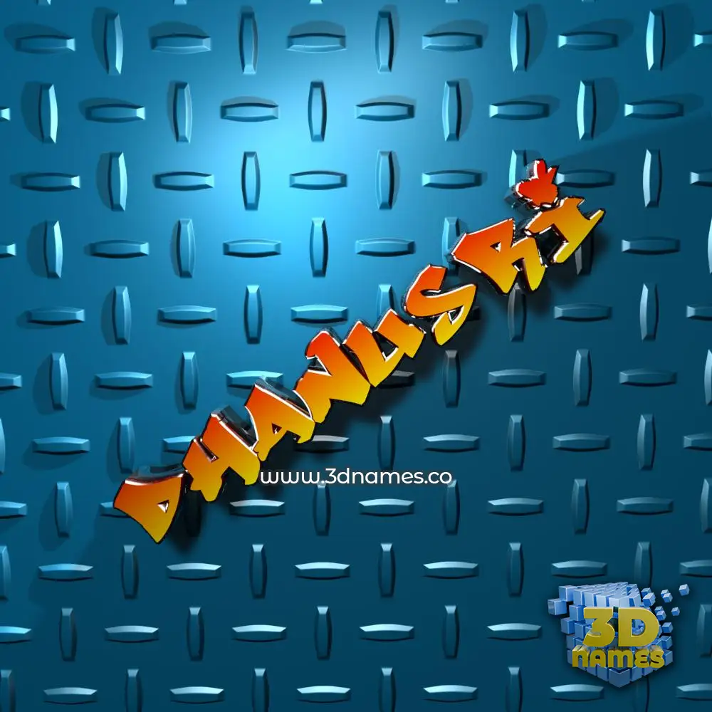 dhanusri in Grid Style style - 3D name wallpaper