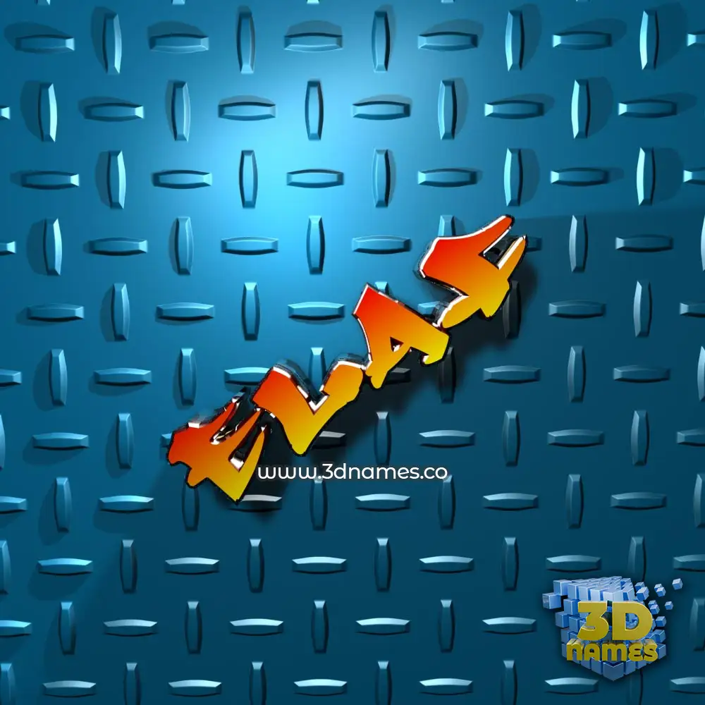 elaf in Grid Style style - 3D name wallpaper elaf in Grid Style style - 3D name wallpaper