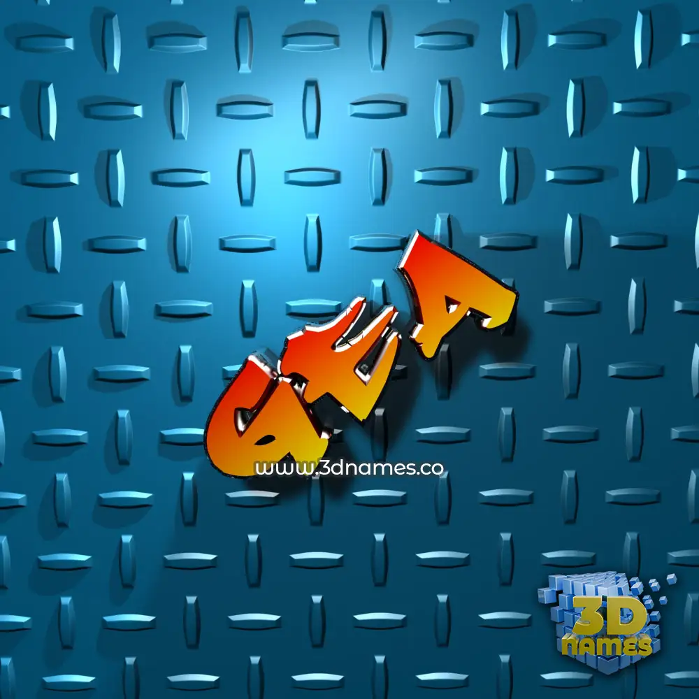 gea in Grid Style style - 3D name wallpaper