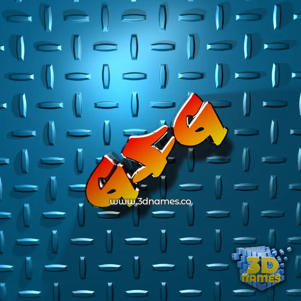gfg in Grid Style style - 3D name wallpaper