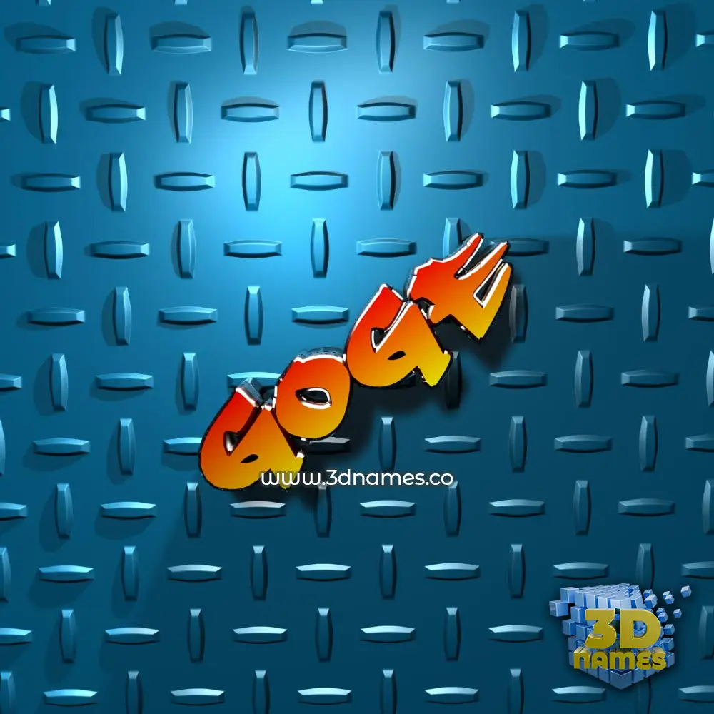 goge in Grid Style style - 3D name wallpaper goge in Grid Style style - 3D name wallpaper