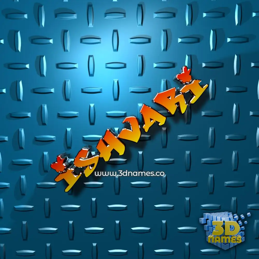 ishvari in Grid Style style - 3D name wallpaper