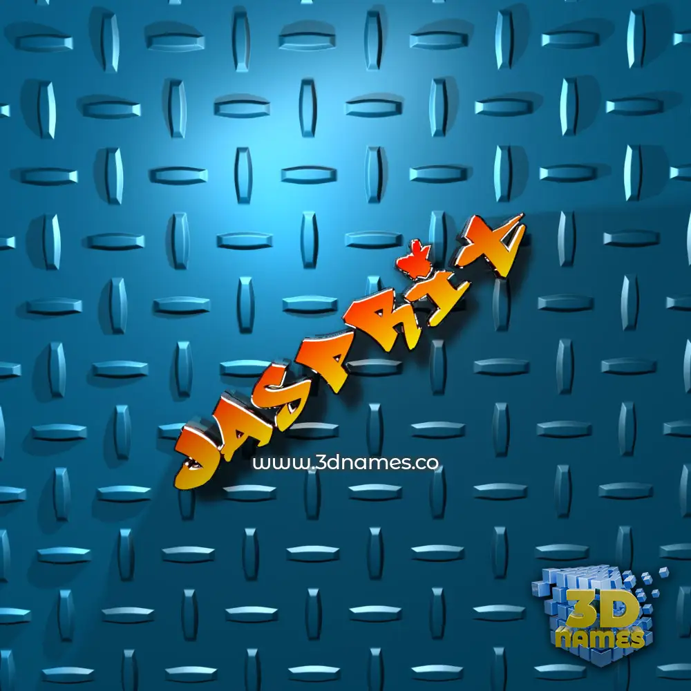 jasprit in Grid Style style - 3D name wallpaper