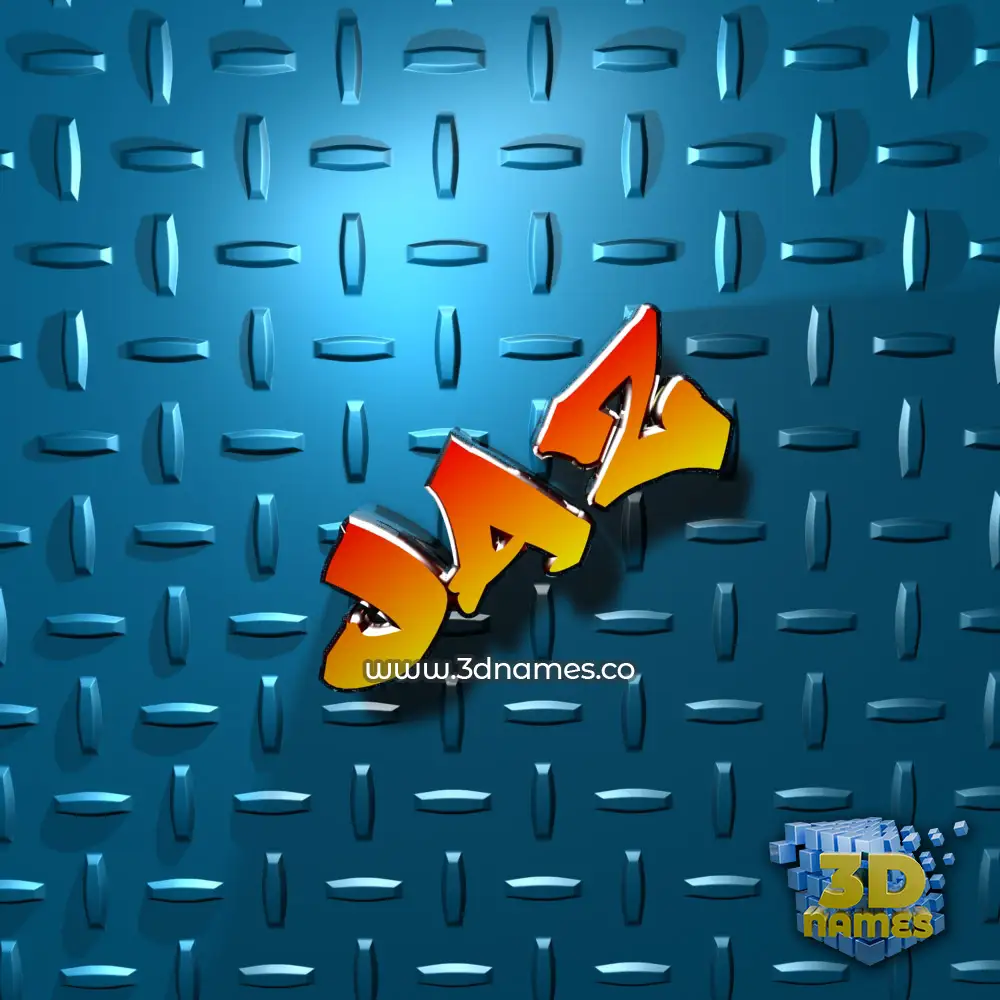 jaz in Grid Style style - 3D name wallpaper jaz in Grid Style style - 3D name wallpaper