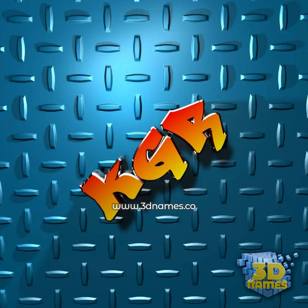 kgr in Grid Style style - 3D name wallpaper kgr in Grid Style style - 3D name wallpaper