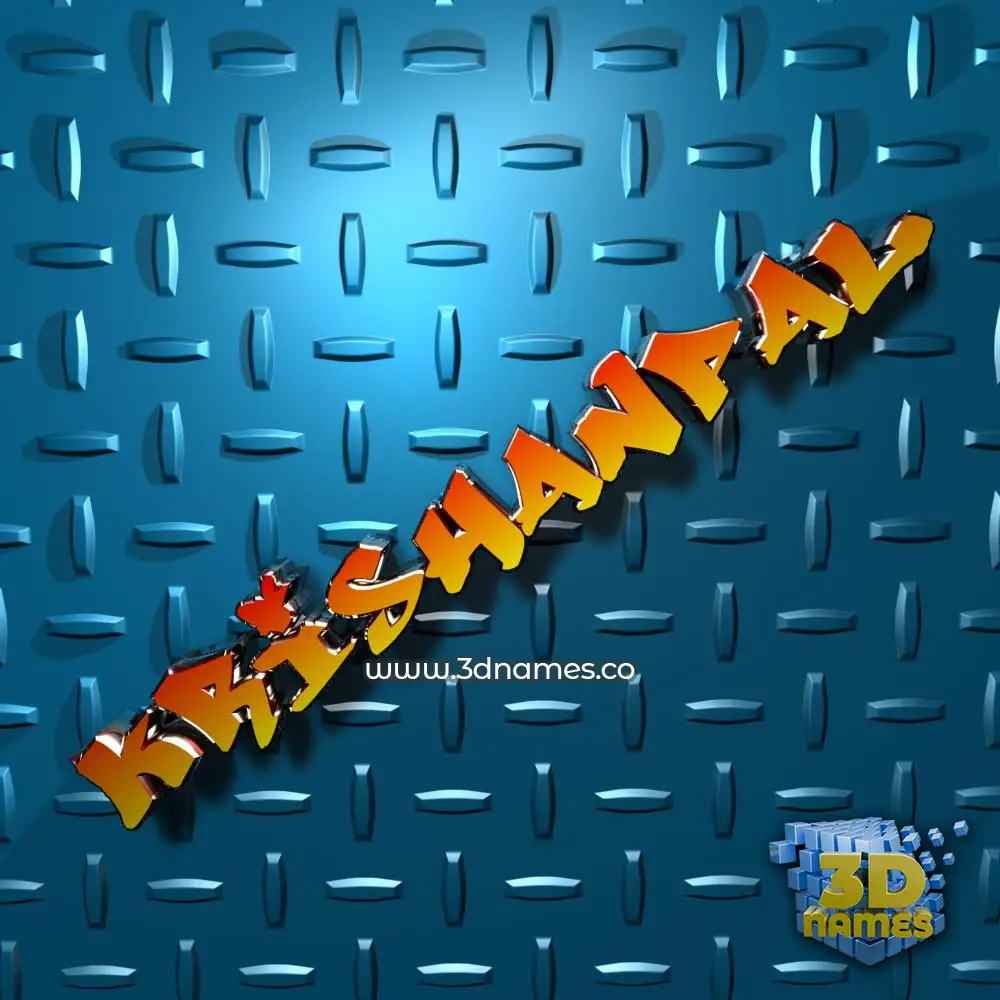 krishanpal in Grid Style style - 3D name wallpaper