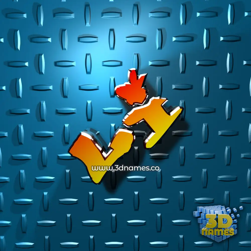 li in Grid Style style - 3D name wallpaper