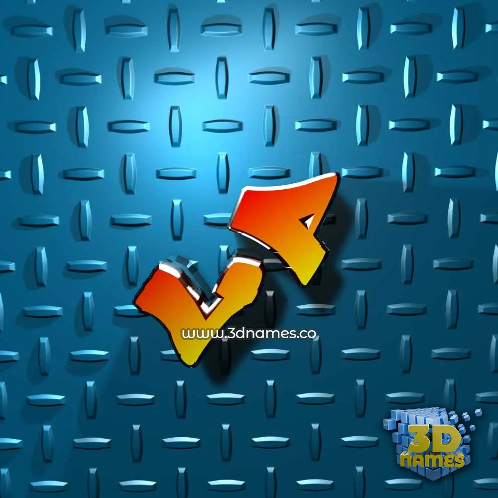 lp in Grid Style style - 3D name wallpaper