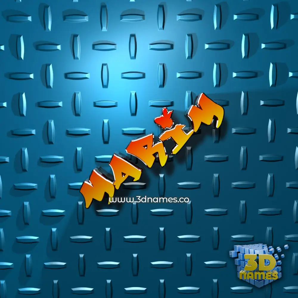 marim in Grid Style style - 3D name wallpaper