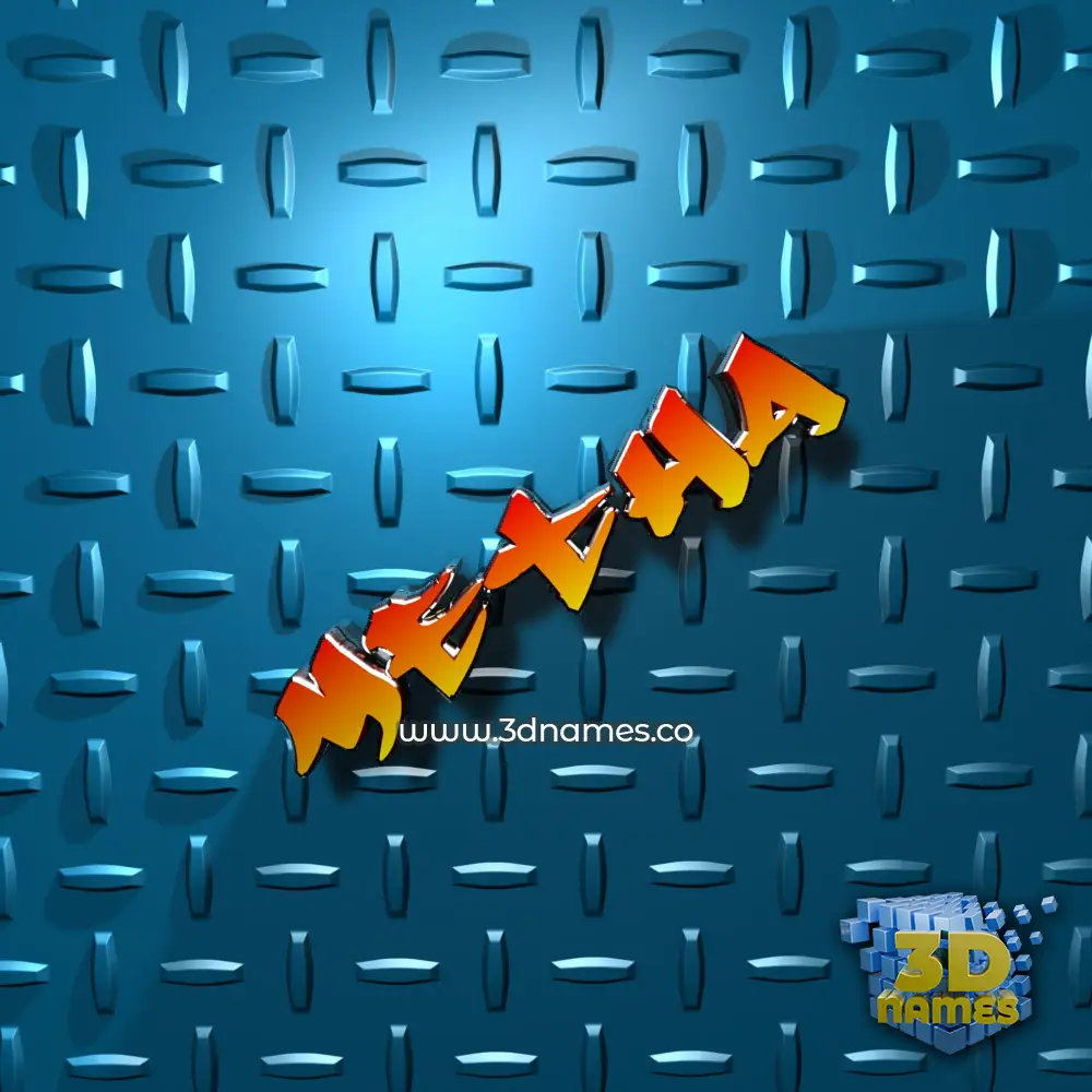 metha in Grid Style style - 3D name wallpaper